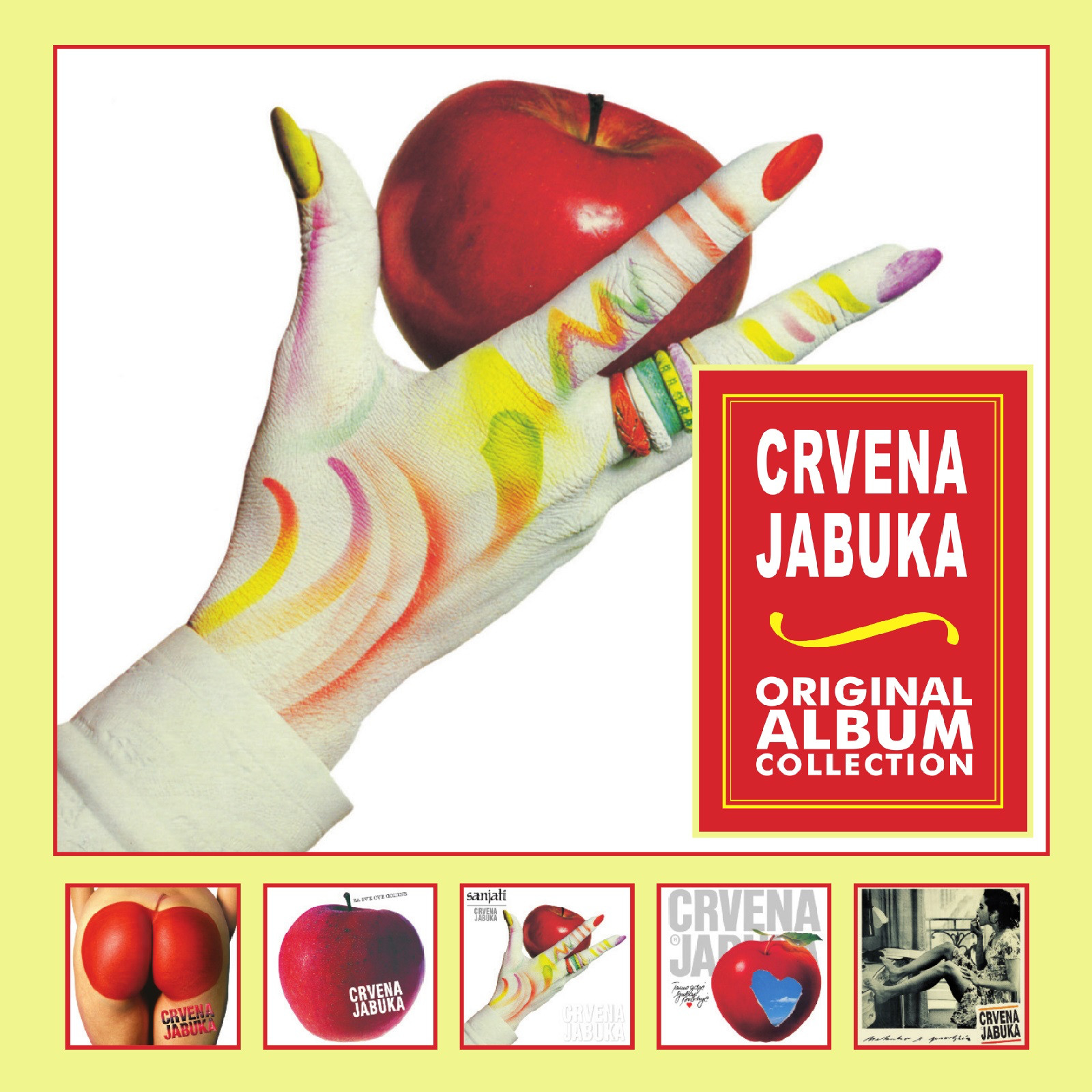 'Crvena jabuka' kolekcija i cover 5 originalnih album u CD izdanju