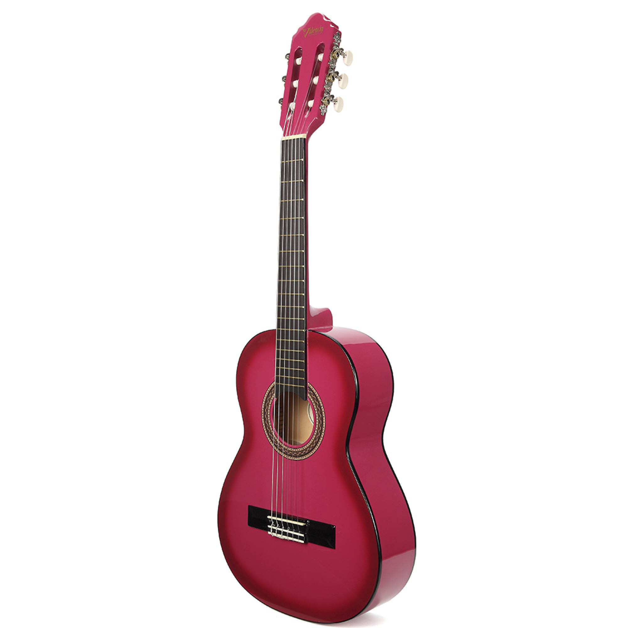 Magaza kolekcija muzičkih instrumenata, klasična gitara Valencia CV103 PKS u pink boji