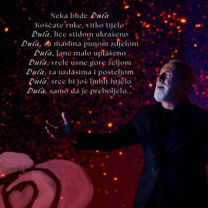 𝐏𝐣𝐞𝐬𝐦𝐚 𝐝𝐚𝐧𝐚 - ‘Neka bude Đula’ 🌹(album ‘𝐌𝐢’)

Neka bude Đula
Koščate ruke, vitko tijelo
Đula, lice stidom ukrašeno
Đula, sa maslina punom zdjelom
Đula, lane malo uplašeno
Đula, vrele usne gore željom
Đula, za uzdasima i posteljom
Đula, srce bi još ljubit htjelo
Đula, samo da je preboljelo

#dinomerlin #dinomerlinofficial #dinomerlinstihovi #svijetmagaze #magaza #sarajevo #bascarsija #sarajevobosnia #bosna #bosnaihercegovina #novialbum #mi #nekabudedjula #pjesmadana