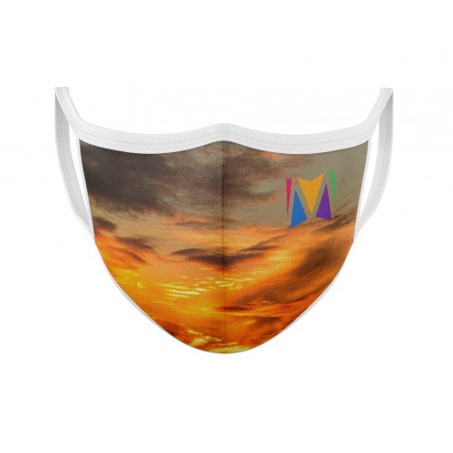 Dino Merlin Zaštitna maska za lice - Sunset sky