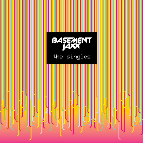 Omot albuma The Singles (Special Edition) Basement Jaxx, s jarkim bojama na omotu.