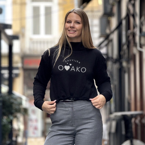 Kratka dukserica (Crop Top Hoodie)
