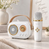 Mini karaoke radio s mikrofonom