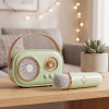 Mini karaoke radio s mikrofonom